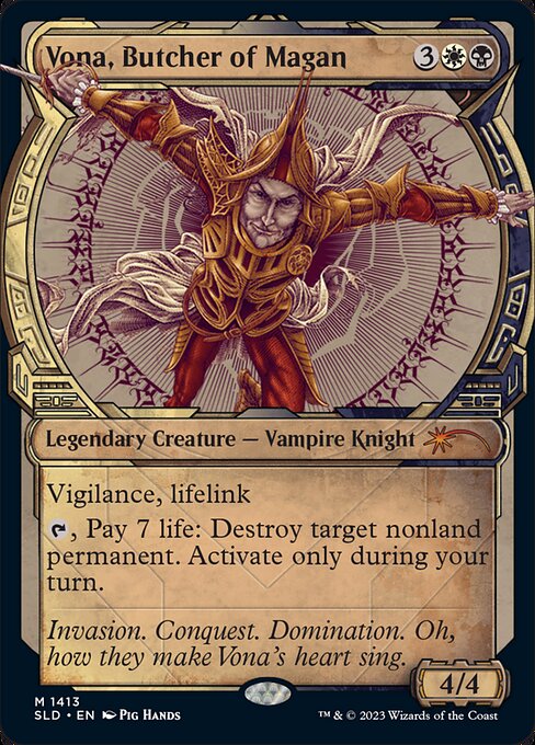 Vona, Butcher of Magan (1413) [Secret Lair Drop] [Showcase]
