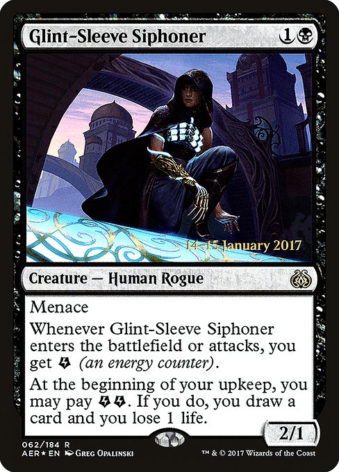 Glint-Sleeve Siphoner (62s) [Aether Revolt Promos]