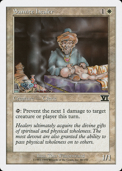 Samite Healer (40) [Classic Sixth Edition]