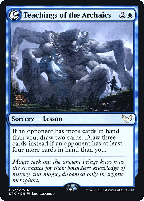 Teachings of the Archaics (57s) [Strixhaven: School of Mages Promos]