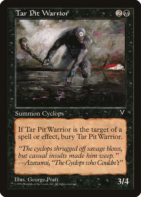 Tar Pit Warrior (70) [Visions]