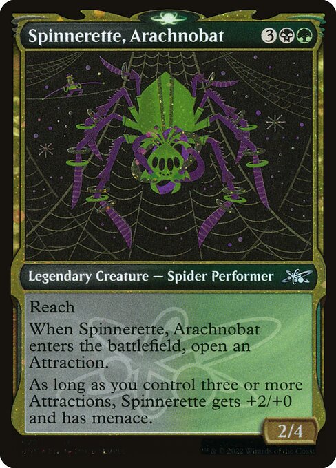 Spinnerette, Arachnobat (522) [Unfinity] [Showcase]