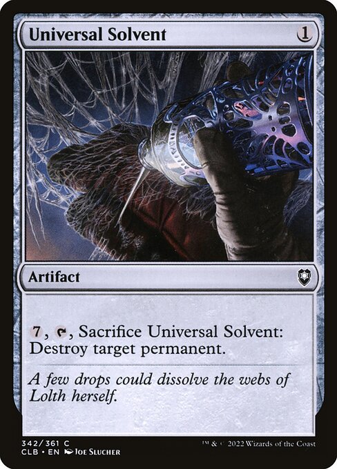 Universal Solvent (342) [Commander Legends: Battle for Baldur's Gate]