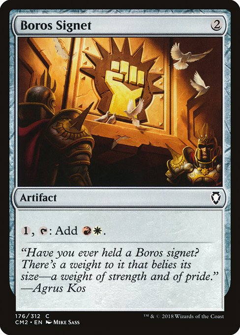 Boros Signet (176) [Commander Anthology Volume II]
