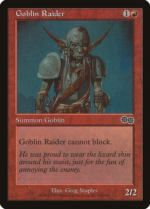 Goblin Raider (194) [Urza's Saga]