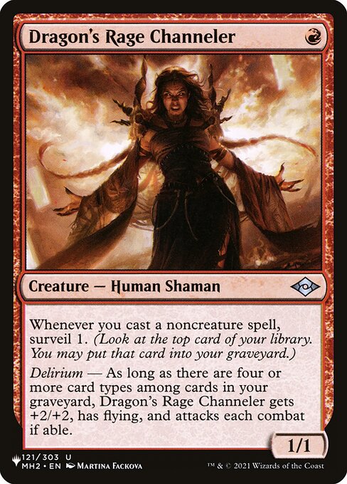 Dragon's Rage Channeler (MH2-121) [The List]