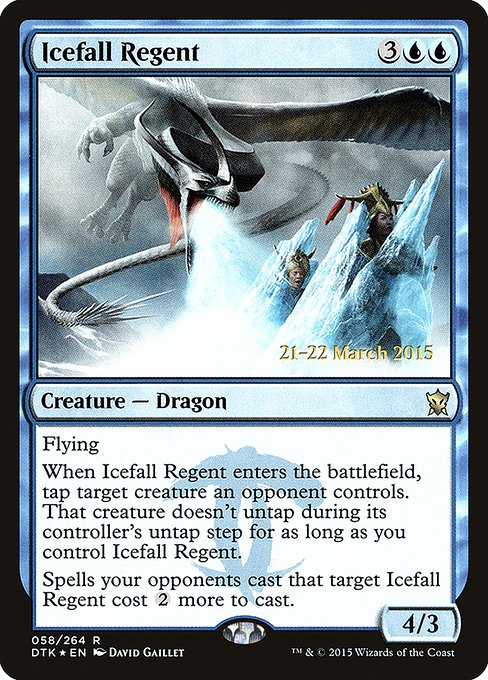 Icefall Regent (58s) [Dragons of Tarkir Promos]