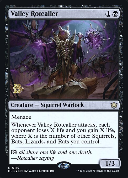 Valley Rotcaller (119s) [Bloomburrow Promos]