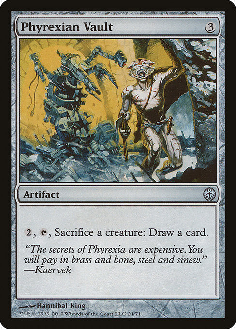 Phyrexian Vault (21) [Duel Decks: Phyrexia vs. the Coalition]