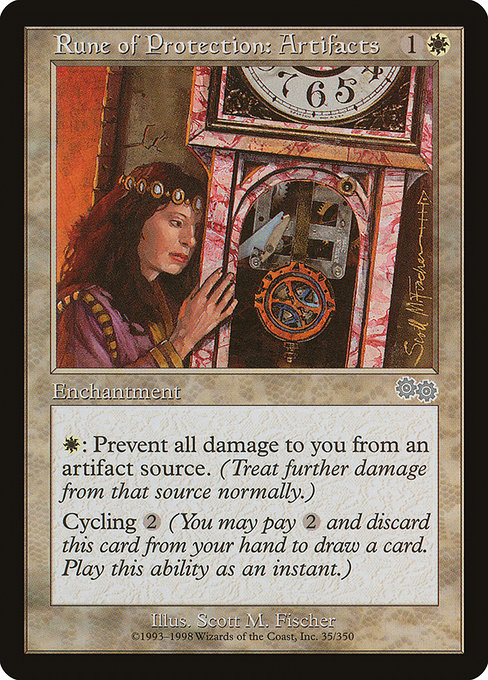 Rune of Protection: Artifacts (35) [Urza's Saga]