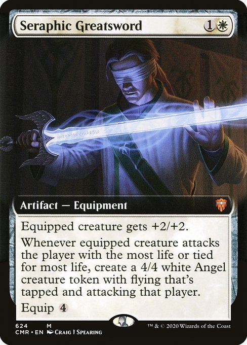 Seraphic Greatsword (624) [Commander Legends] [Extended Art]