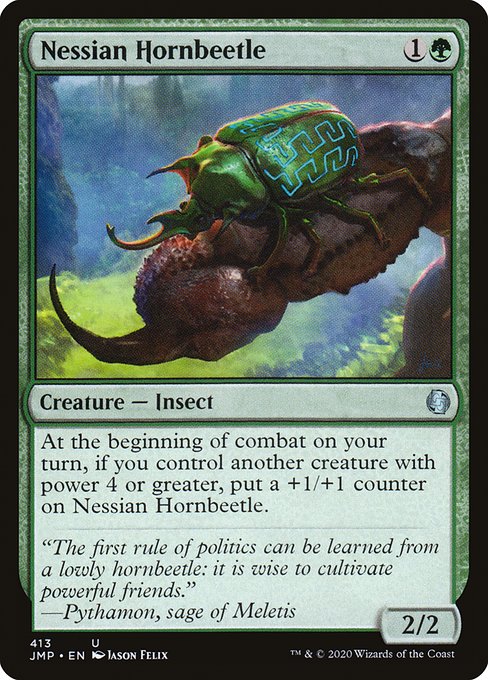Nessian Hornbeetle (413) [Jumpstart]