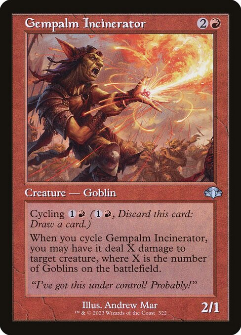 Gempalm Incinerator (322) [Dominaria Remastered]