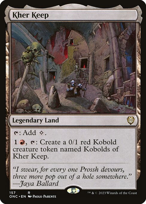 Kher Keep (157) [Phyrexia: All Will Be One Commander]