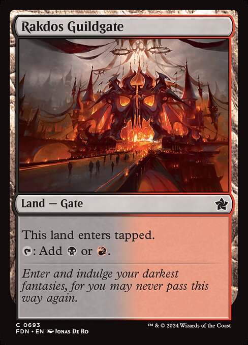 Rakdos Guildgate (693) [Foundations]