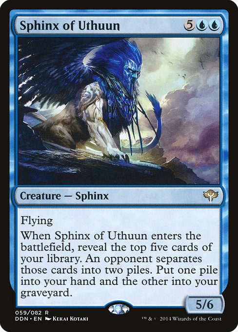 Sphinx of Uthuun (59) [Duel Decks: Speed vs. Cunning]