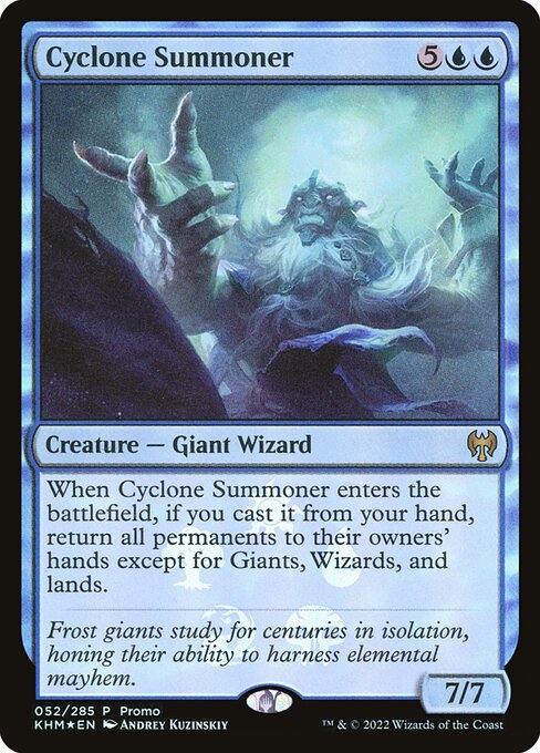 Cyclone Summoner (52★) [Kaldheim Promos]