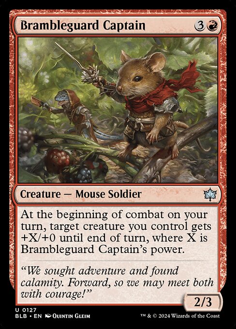 Brambleguard Captain (127) [Bloomburrow]