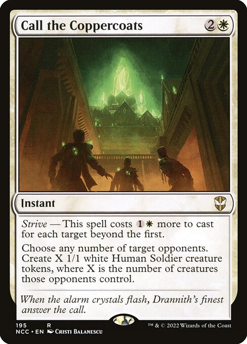 Call the Coppercoats (195) [New Capenna Commander]