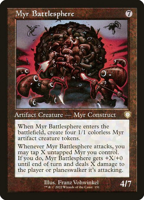 Myr Battlesphere (151) [The Brothers' War Commander]