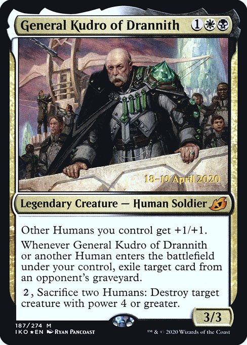 General Kudro of Drannith (187s) [Ikoria: Lair of Behemoths Promos]