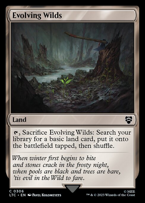 Evolving Wilds (306) [Tales of Middle-earth Commander]