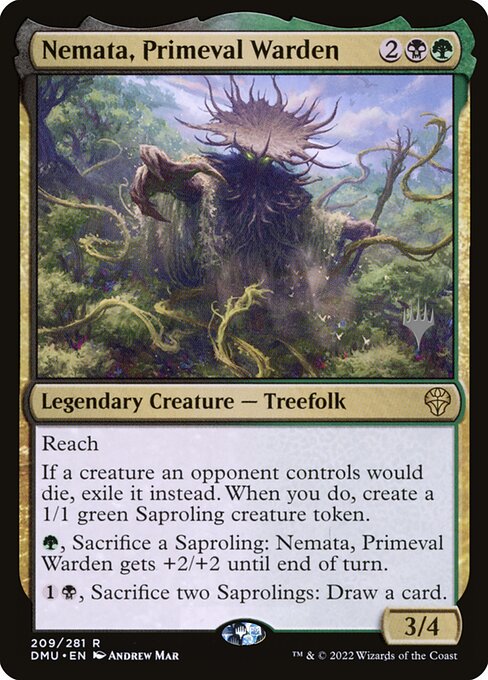 Nemata, Primeval Warden (209p) [Dominaria United Promos]