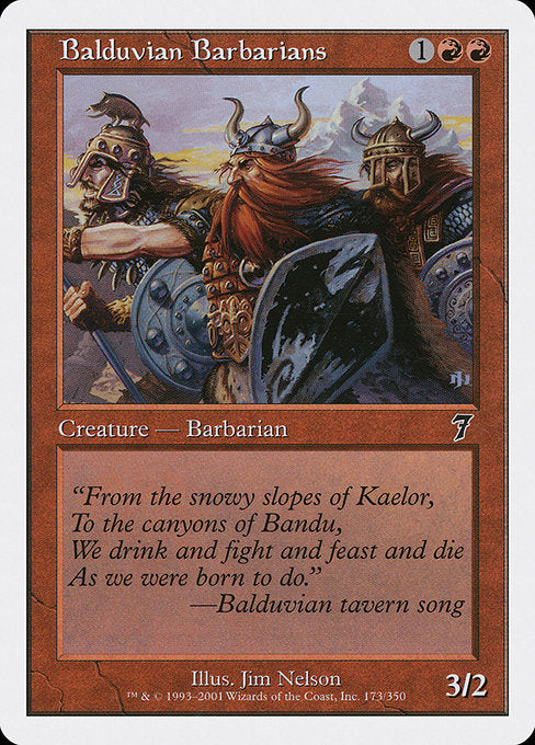 Balduvian Barbarians (173) [Seventh Edition]