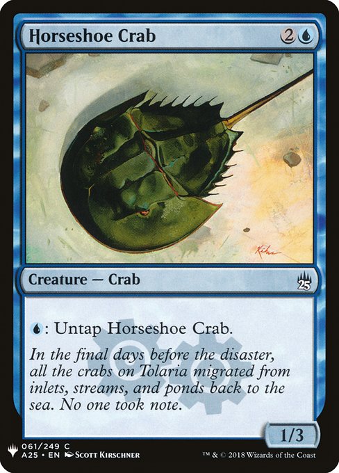 Horseshoe Crab (A25-61) [The List]