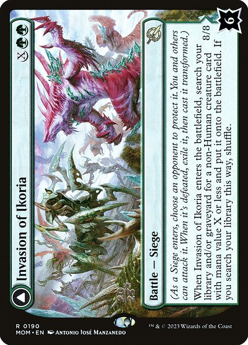 Invasion of Ikoria // Zilortha, Apex of Ikoria (190s) [March of the Machine Promos]