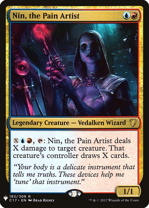 Nin, the Pain Artist (C17-183) [The List]