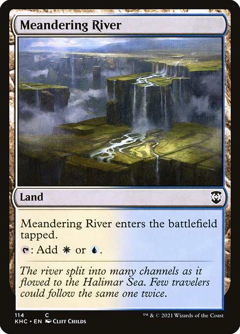 Meandering River (114) [Kaldheim Commander]