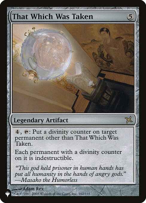 That Which Was Taken (BOK-162) [The List]