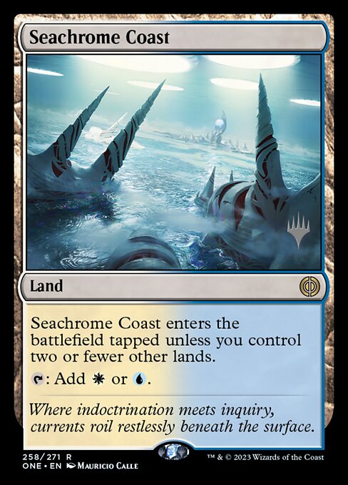 Seachrome Coast (258p) [Phyrexia: All Will Be One Promos]