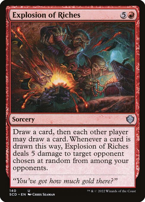 Explosion of Riches (140) [Starter Commander Decks]