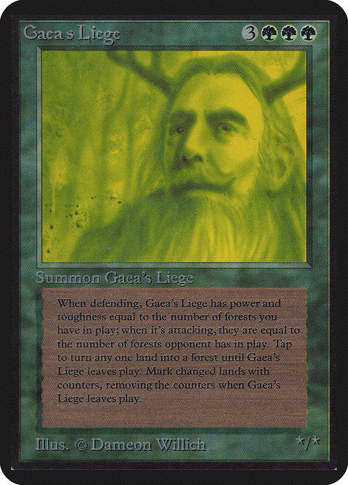 Gaea's Liege (196) [Limited Edition Alpha]