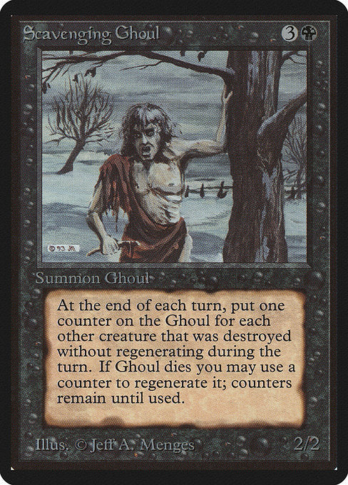 Scavenging Ghoul (127) [Limited Edition Beta]