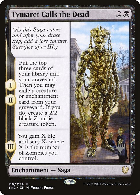 Tymaret Calls the Dead (118p) [Theros Beyond Death Promos]