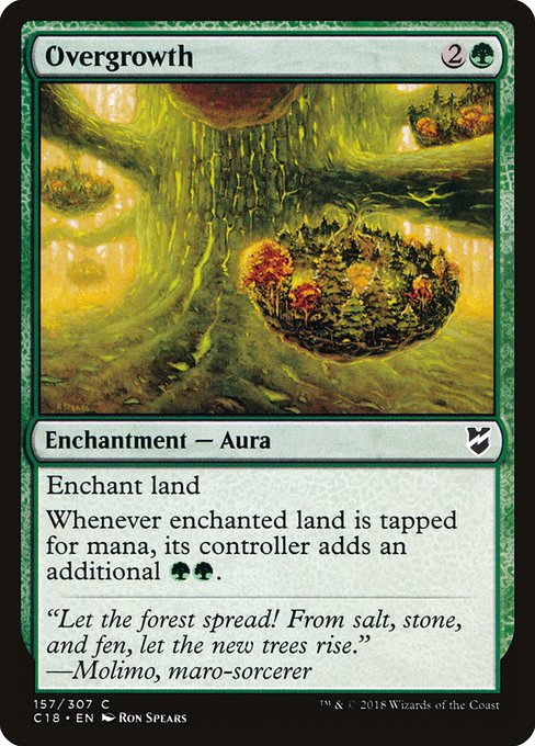 Overgrowth (157) [Commander 2018]