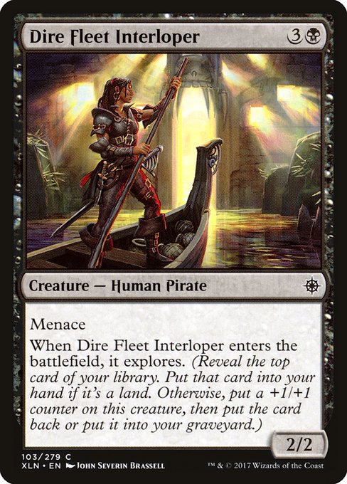 Dire Fleet Interloper (103) [Ixalan]