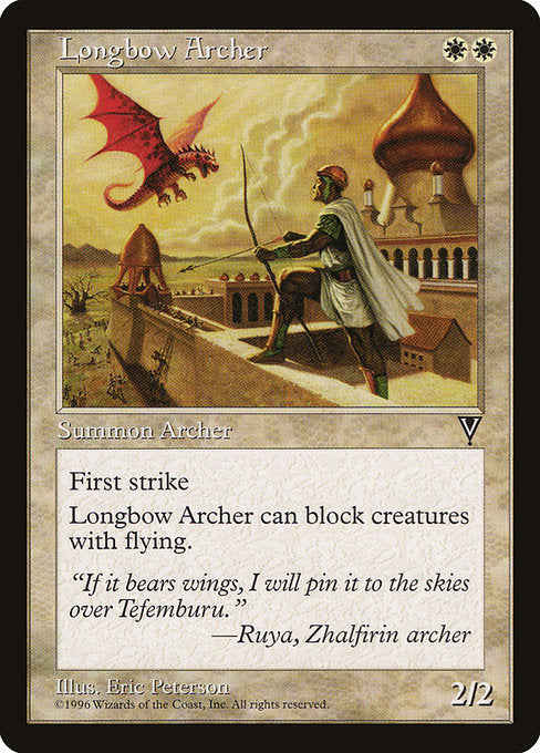 Longbow Archer (12) [Visions]