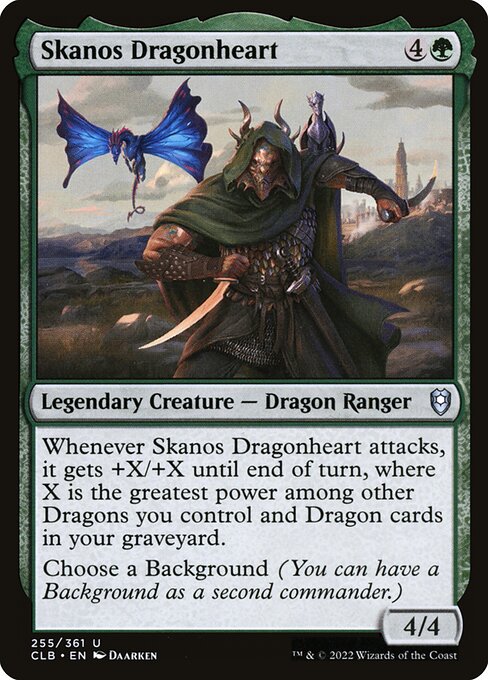Skanos Dragonheart (255) [Commander Legends: Battle for Baldur's Gate]