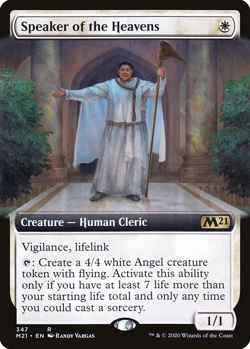 Speaker of the Heavens (347) [Core Set 2021] [Extended Art]