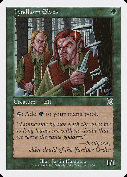 Fyndhorn Elves (26) [Deckmasters]