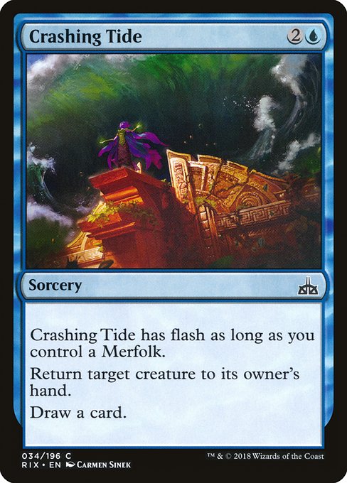Crashing Tide (34) [Rivals of Ixalan]