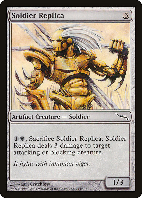Soldier Replica (244) [Mirrodin]