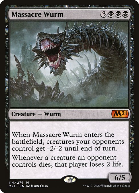 Massacre Wurm (114) [Core Set 2021]