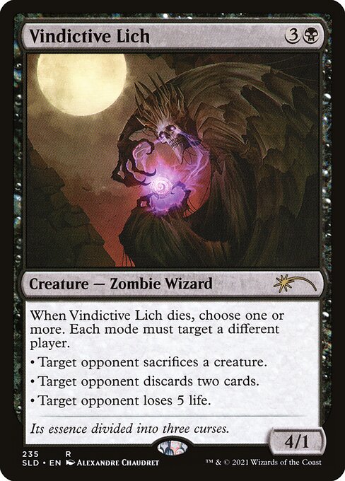 Vindictive Lich (235) [Secret Lair Drop]