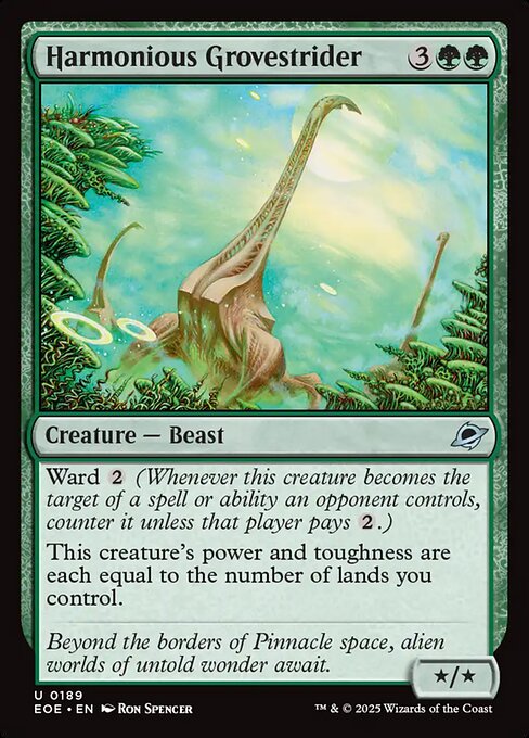 Harmonious Grovestrider (189) [Edge of Eternities]