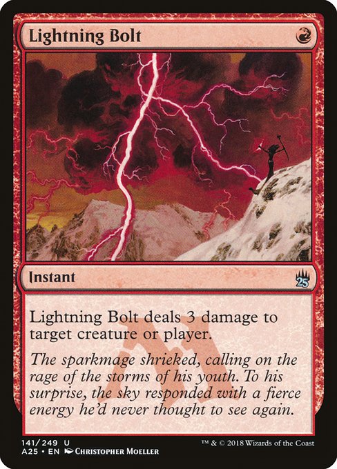Lightning Bolt (141) [Masters 25]